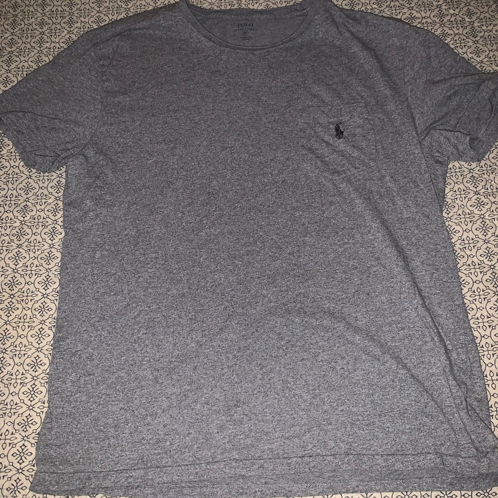 Grey polo medium